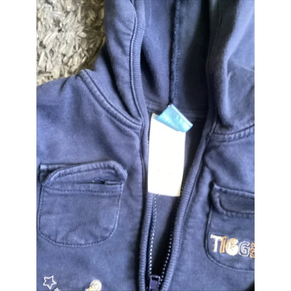 Disney Winnie The Pooh Tigger Zip Up Hoodie  3/6 Months Preowned‎